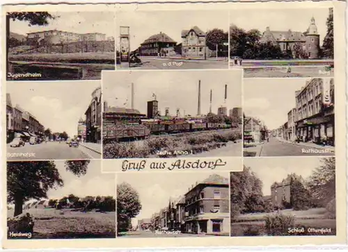 21518 Multi-image Ak Gruss de Alsdorf 1954