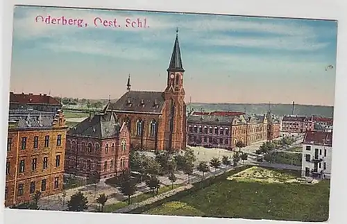 21494 Ak Oderberg Oest. Schlesien Totalansicht um 1910