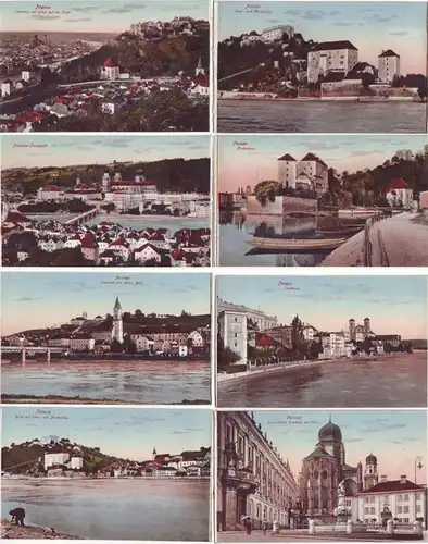21457/ 8 Ak Passau Vues de la ville vers 1910