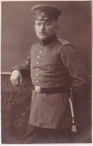 21448 Foto Ak Soldat in Uniform 15.Regt. um 1915