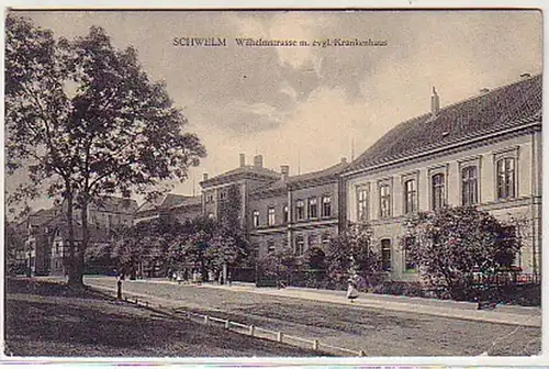 21440 Ak Schwelm Wilhelmstraße Krankenhaus 1914