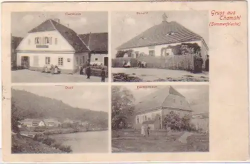 21420 Mehrbild Ak Gruss aus Thamühl 1908