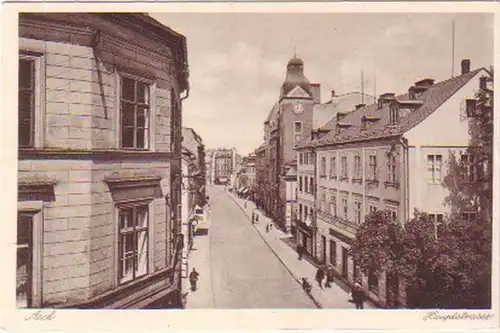 21416 Feldpost Ak Asch in Böhmen Hauptstraße 1939