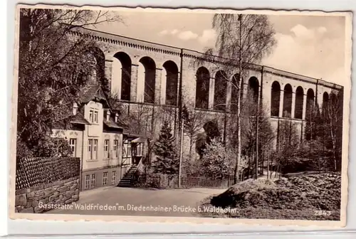 21405 Ak Waldheim Gaststätte "Waldfrieden" 1938