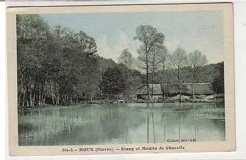 21385 Ak Moux (Nièvre) Etang et Moulin de Chazelle 1934