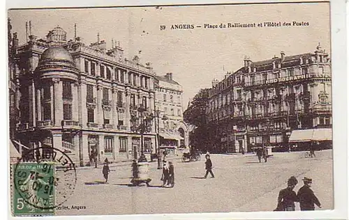 21317 Ak Angers Place da Ralliement et l'Hôtel des Post