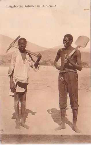 21305 Ak colonie DSWA travailleurs indigènes vers 1905