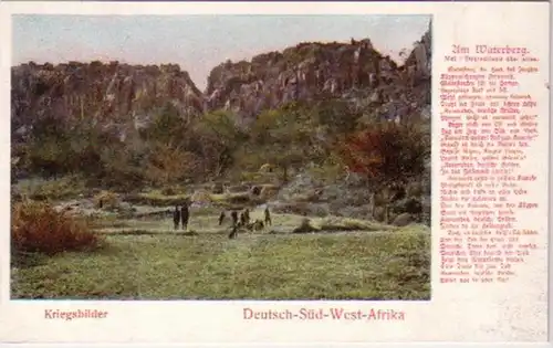 21275 Ak colonie allemande DSWA "Am Waterberg" vers 1905