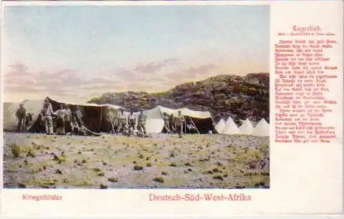 21272 Ak colonie allemande DSWA "Canton de camp" vers 1905