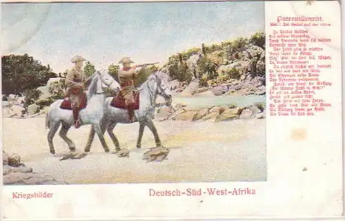 21258 Ak deutsche Kolonie DSWA Patrouillenritt um 1905