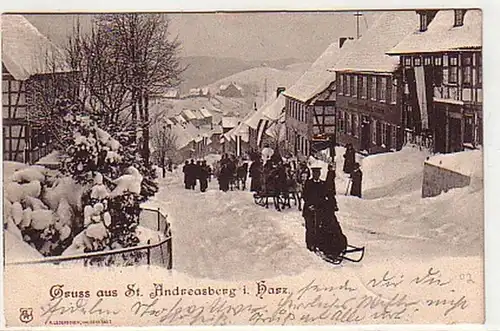 21224 Ak Salutation de Saint-Andréberg dans la résine 1902