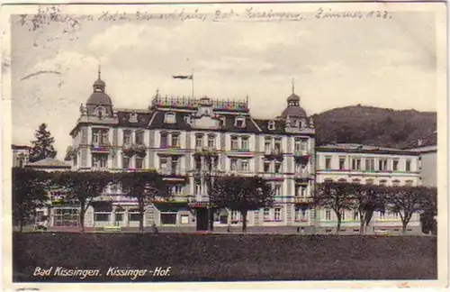 21217 Ak Bad Kissingen Kissainger Hof 1931