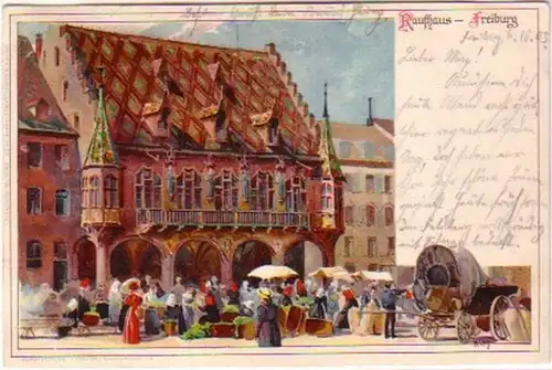 21207 Ak Fribourg dans le grand magasin de Breisgau 1905