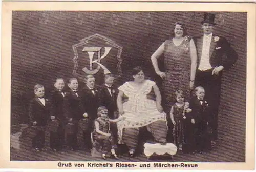 21184 Ak Gruß von Krichel's Märchen Revue um 1930