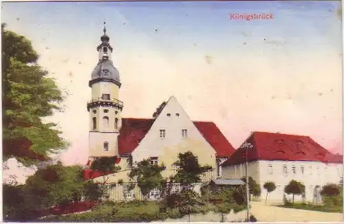 21164 Feldpost Ak Königsbrück Kirche 1916