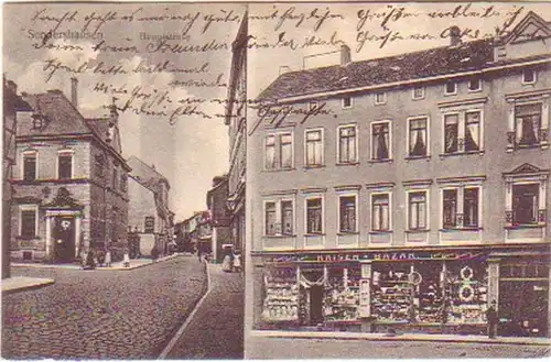 21162 Ak Spezialshausen route principale Kaiser Bazar 1912