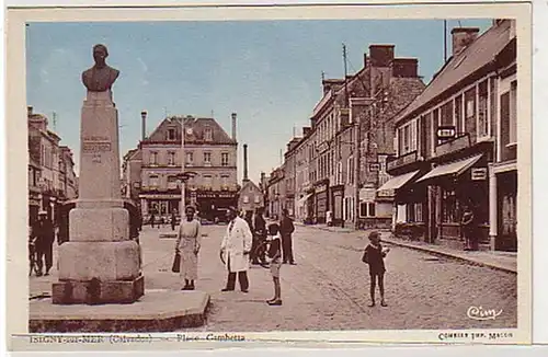 21088 Ak Isigny sur Mer Calvados Place Gambetta um 1930