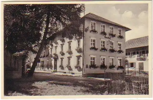 21084 Ak Scheidegg à Allgäu Hostel vers 1940