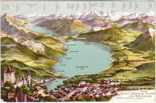 21067 Ak Thun Berner Oberland Thuner & Brienzersee