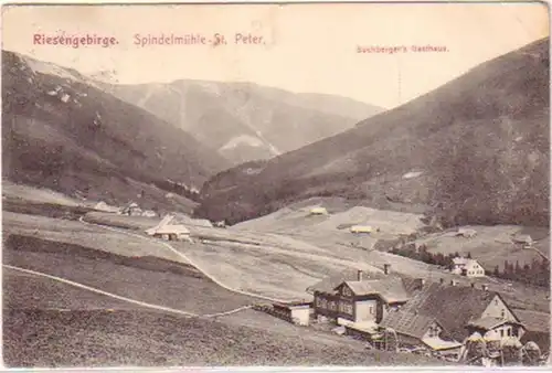 21057 Ak Broches Moulin St.Peter Montagnes géantes vers 1910