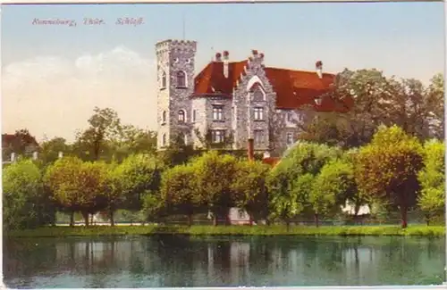 21046 Ak Ronneburg Thuringe Château vers 1920