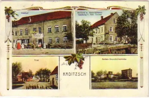 21031 Mehrbild Ak Kaditzsch Gasthof usw. 1942