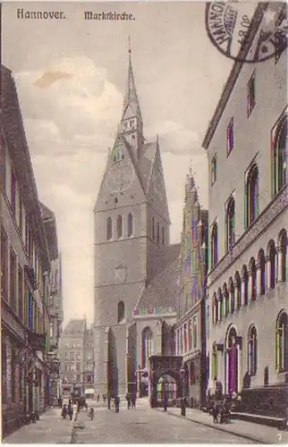 21021 Ak Hannover Marktkirche 1908
