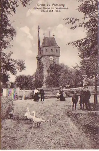 20975 Ak Eglise à Veitsberg dans le Vogtland 1913