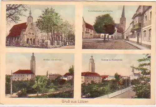 20972 Mehrbild Ak Gruß aus Lützen um 1920