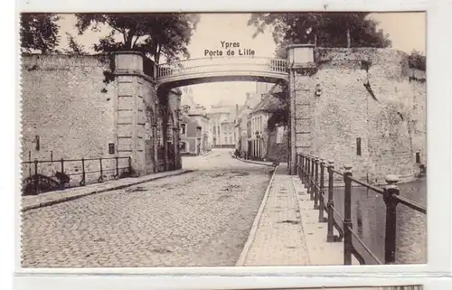 20960 Ak Ypres Ypern Belgien Porte de Lille um 1915