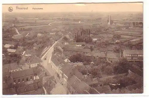 20950 Post Ak Thourout Belgique Panorama 1917