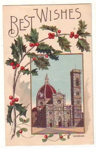 20949 Ak Florence Italie Cathédrale 1917