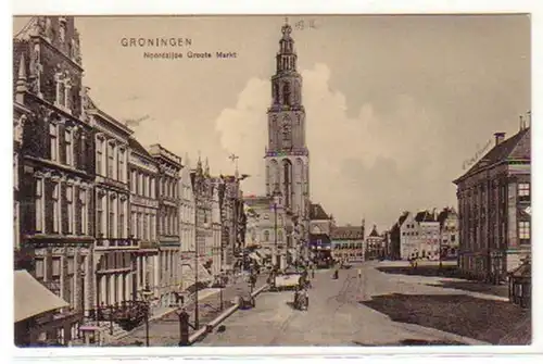 20944 Ak Groningen Noordzijde Groote Markt 1907
