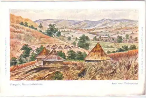20932 Ak Utenguele Allemand Afrique de l'Est vers 1900