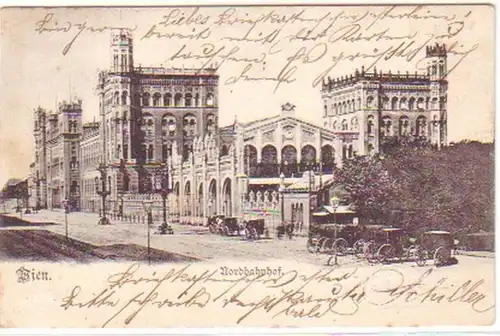 2092 Ak Wien Nordbahnhof 1903