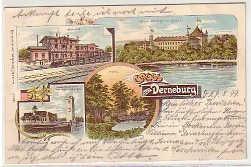 20919 Ak Lithographie Salutation de Darneburg 1899