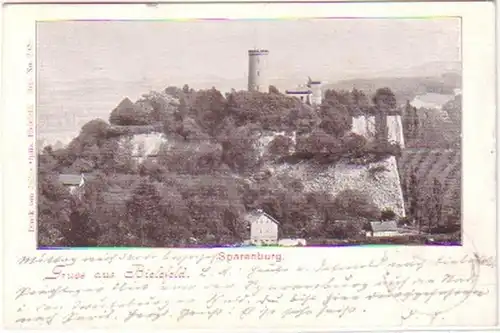 20896 Ak Gruss aus Bielefeld Sparenburg 1906