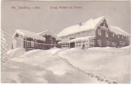 20869 Ak Grand Ileberg Prussie. Auberge en hiver 1906