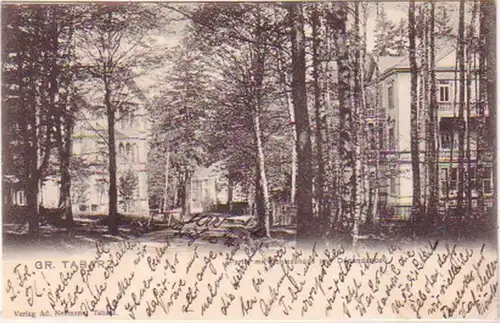20867 Ak Gr. Tabarz Partie mit Schiesshaus 1904
