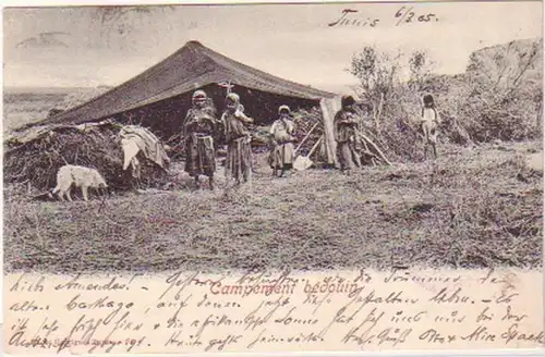 20861 Ak Tunisie Beduinen Camp 1905