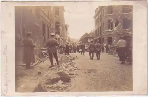 20838 Photo Ak L'explosion à Lille 1916