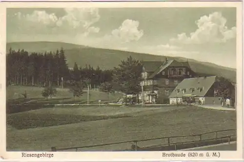 20824 Ak Brückenberg Montagnes géantes Brotbaude 1927