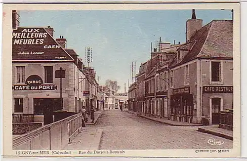 20787 Ak Isigny sur Mer Rue du Doccur Boutrois 1940