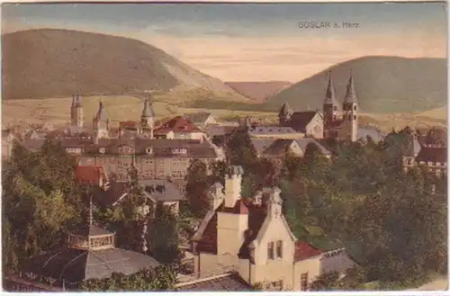 20775 Feldpost Ak Goslar am Harz Totalansicht 1915