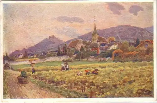 20767 Ak Oberhambach et le château de Hambach 1928