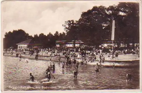 20716 Ak Friedrichshafen am Bodensee Strandbad vers 1930