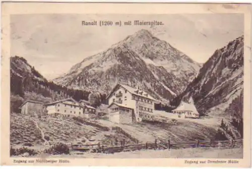 20713 Ak Ranalt (1260 m) mit Maierspitze 1922