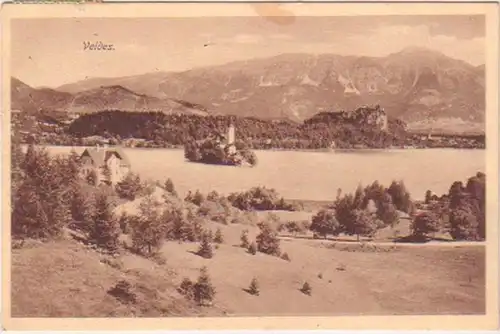 20707 Ak Veldes Slowenien Totalansicht 1909