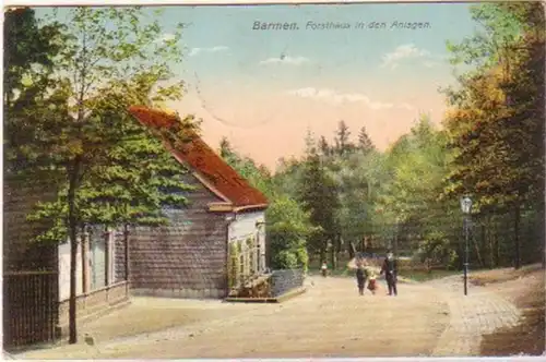 20685 Ak Barmen Forsthaus in den Anlagen 1911