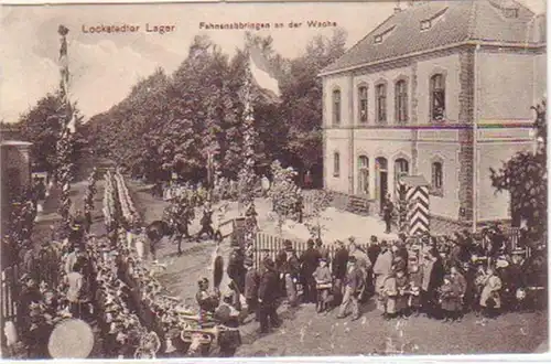 20652 Ak Lockstedter Lager an der Wache 1914